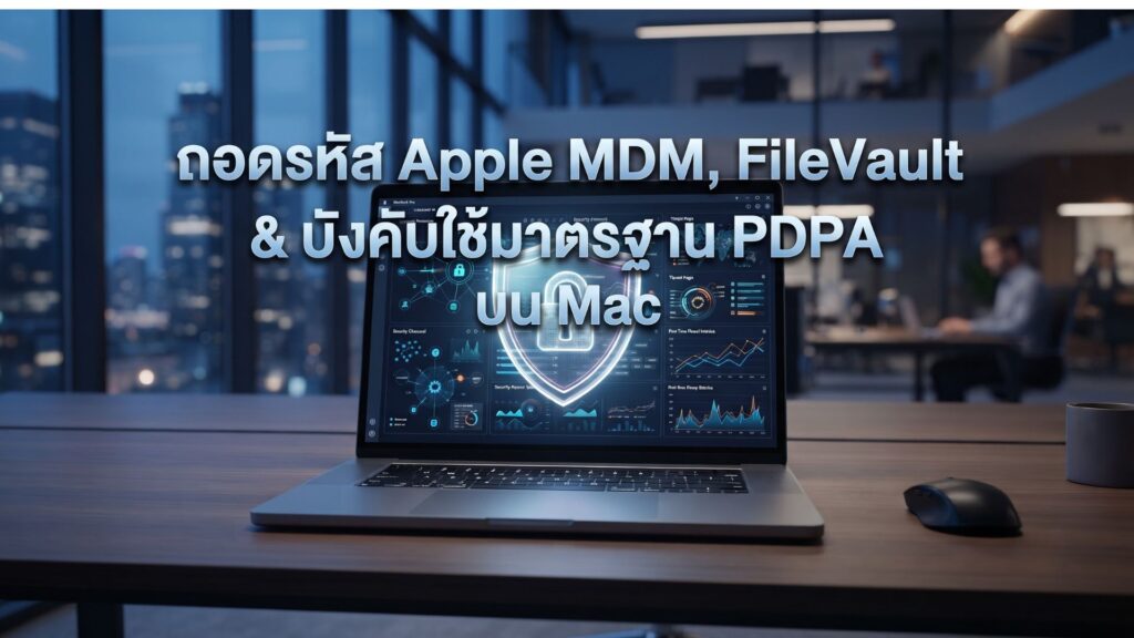 ถอดรหัส Apple MDM, FileVault & บังคับใช้มาตรฐาน PDPA บน Mac