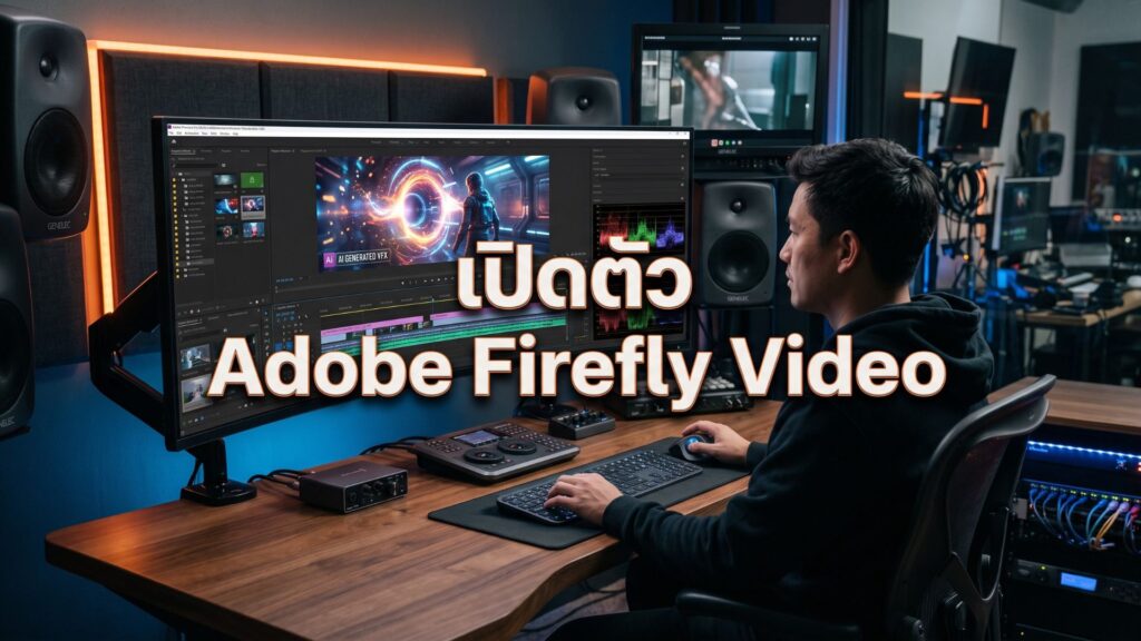 เปิดตัว Adobe Firefly Video Model 2026 ปฏิวัติการตัดต่อและสร้างสรรค์วิดีโอระดับองค์กรด้วย Generative AI
