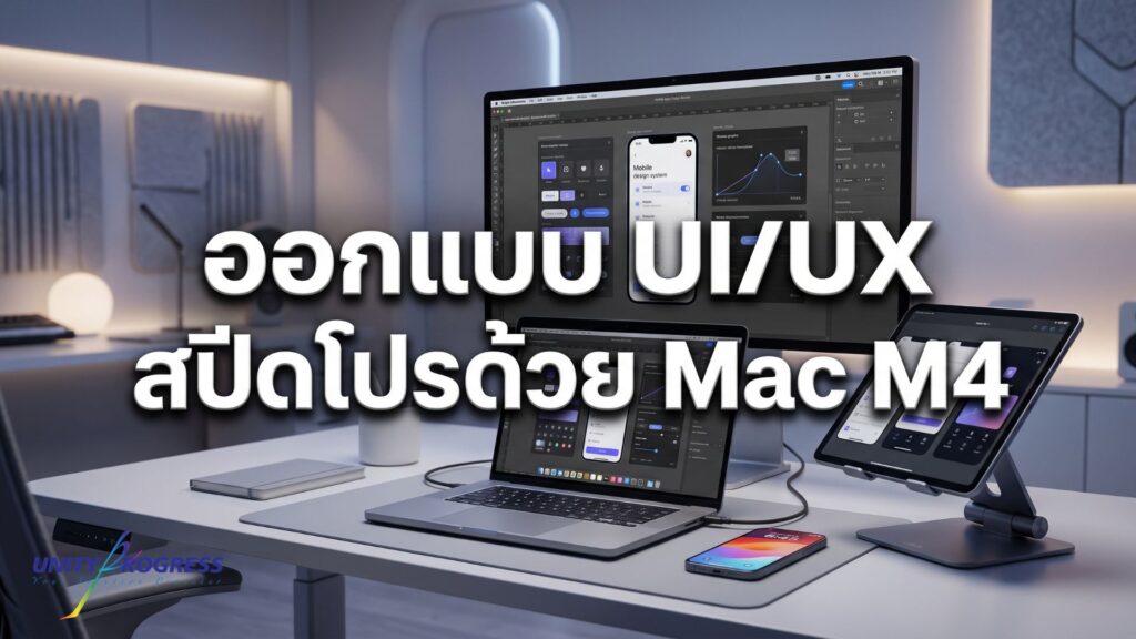ออกแบบ UIUX เร่งสปีดโปรโตไทป์ด้วย Mac M4 และ Adobe