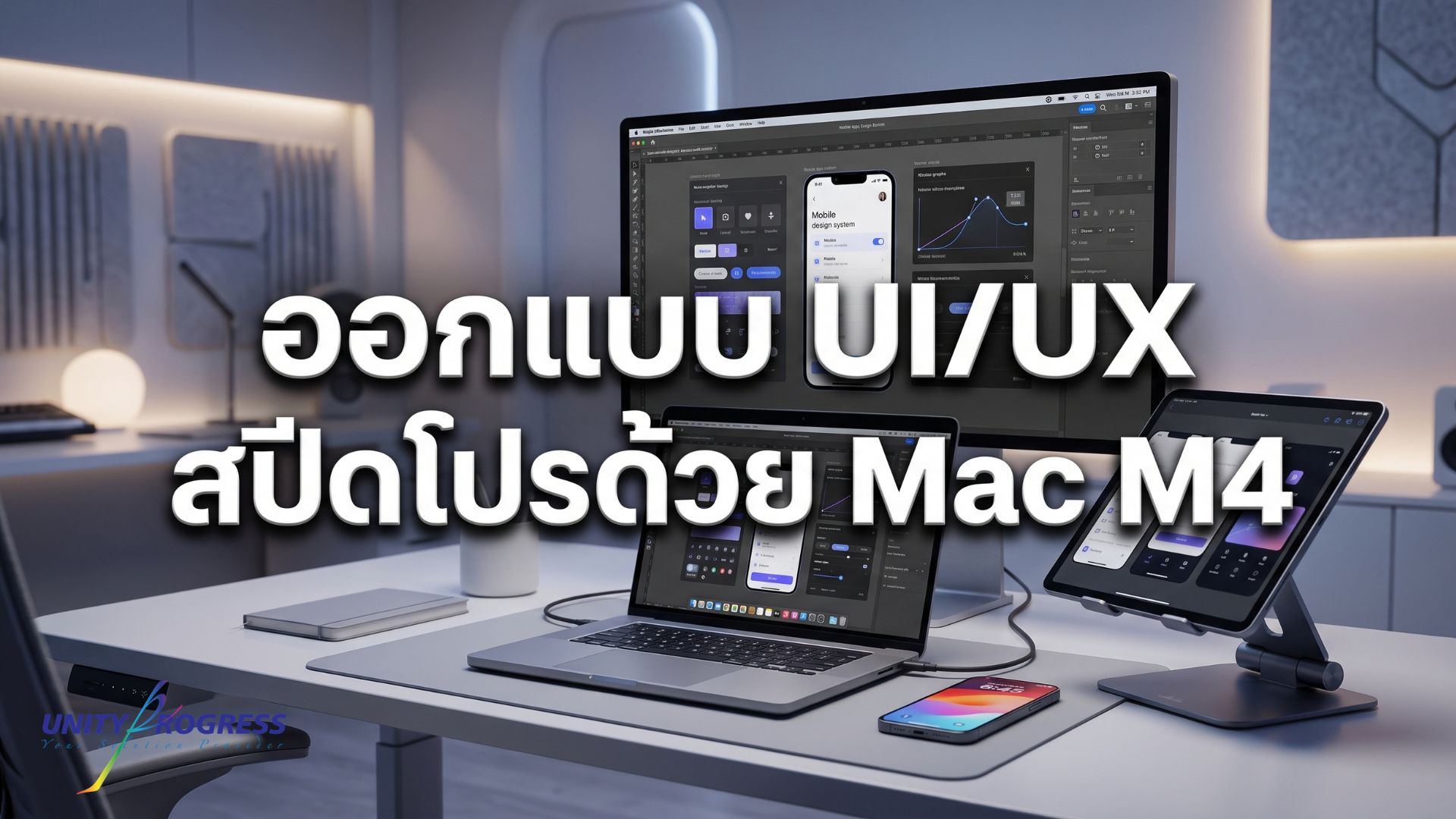 ออกแบบ UIUX เร่งสปีดโปรโตไทป์ด้วย Mac M4 และ Adobe