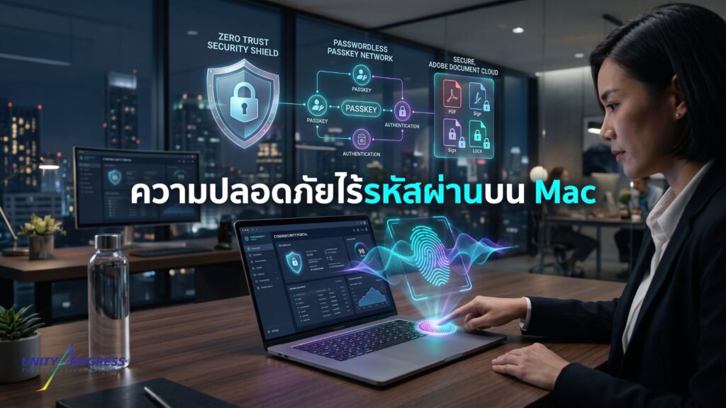 ออฟฟิศไร้รหัสผ่าน ปกป้อง Mac ด้วย Zero Trust & Passkeys