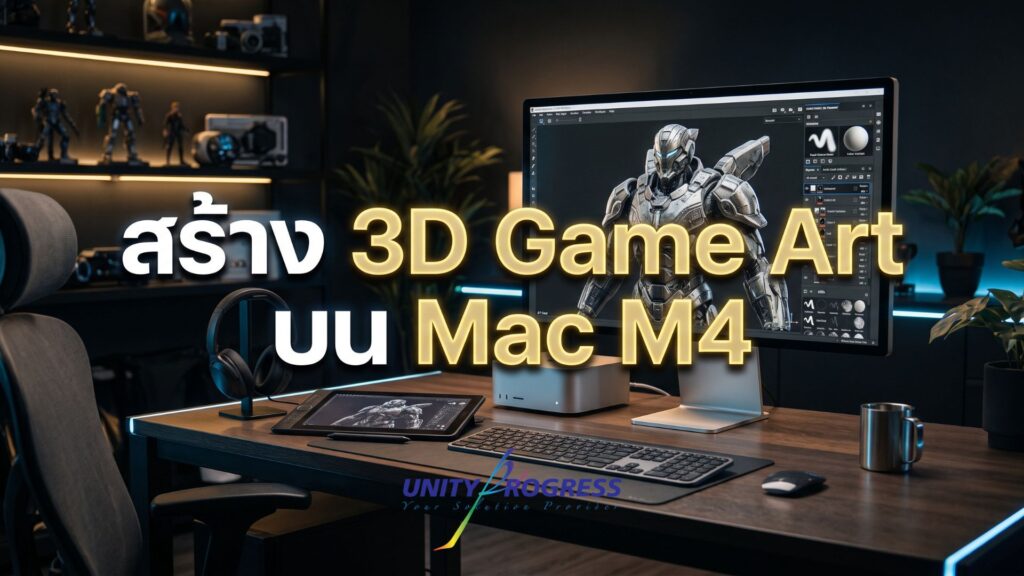 สร้าง Game Art และ 3D เร่งสปีด Texture ด้วย Substance บน Mac M4